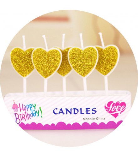 PS018 - Gold Birthday Candles